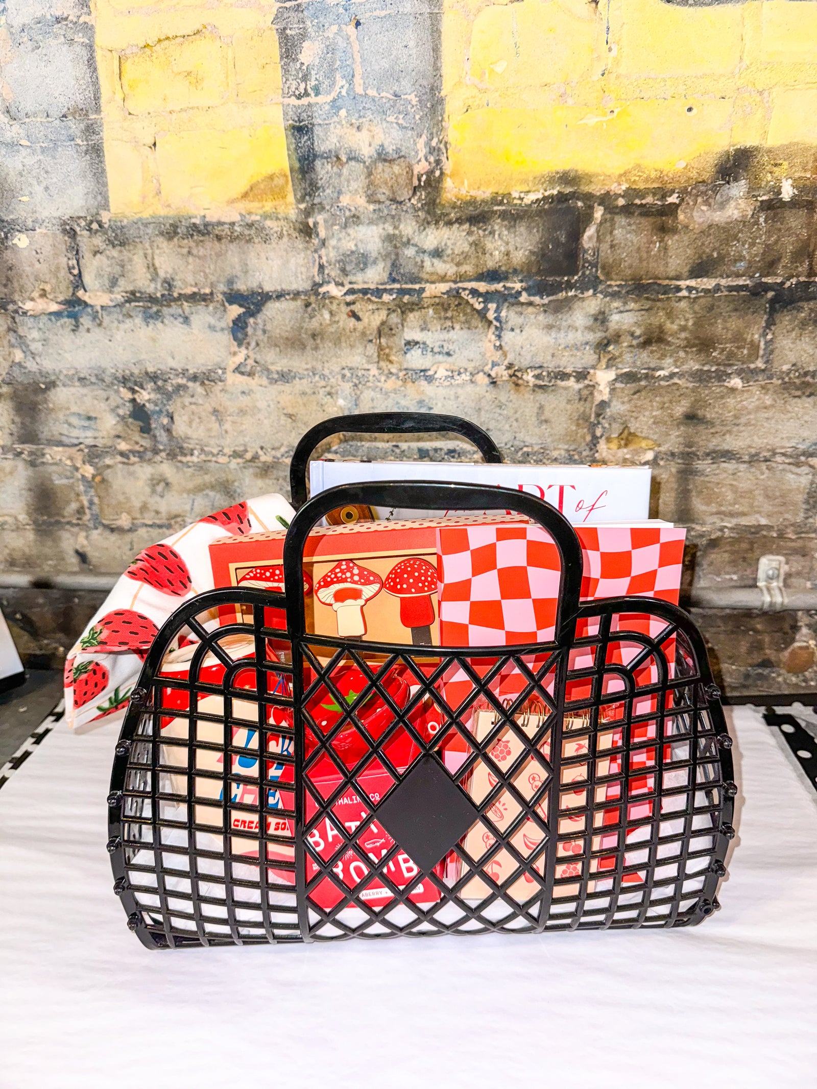 A Basketful of Color: Red Gift Items