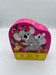 The koala Crocodile Creek 12 piece puzzle. The box is pink with two koalas and flowers on the front.