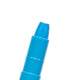 Blue gel crayon on a white background